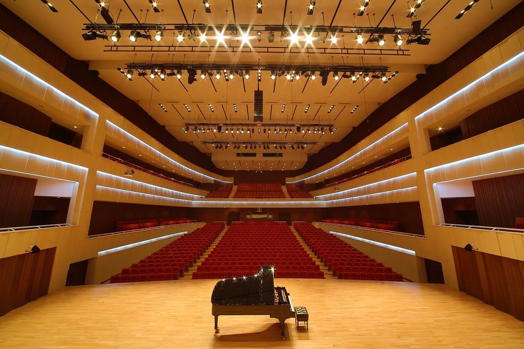 the Stage in Grand Hall of Daegu Concert House