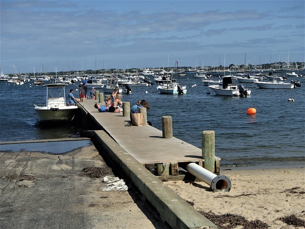 FISHING OFF NEARBY PIER