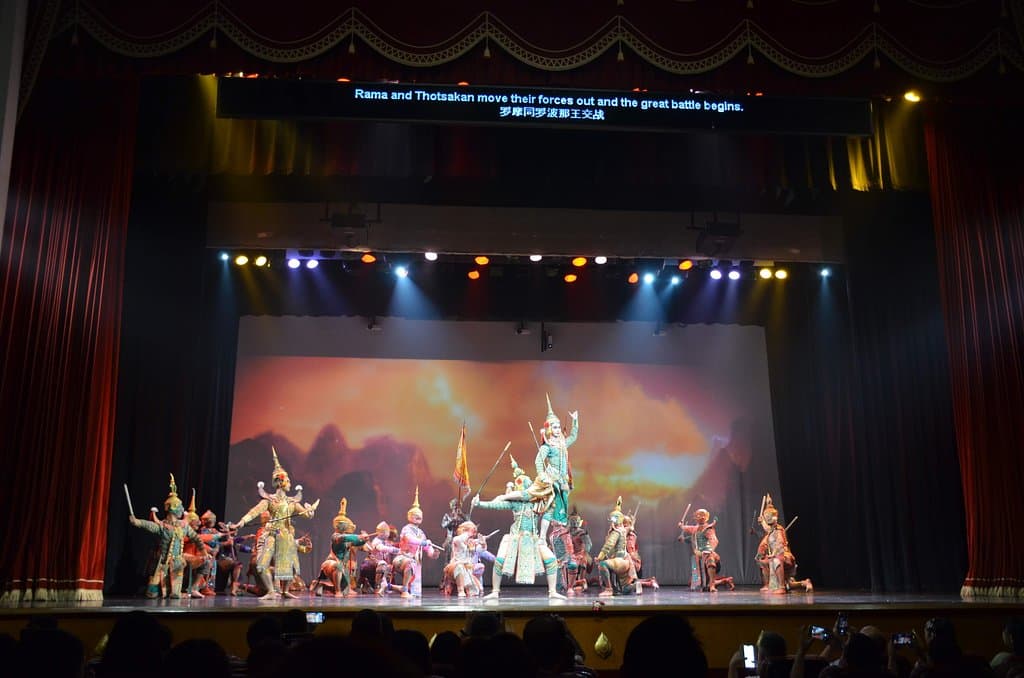 Attend a Khon Dance Performance at Sala Chalermkrung