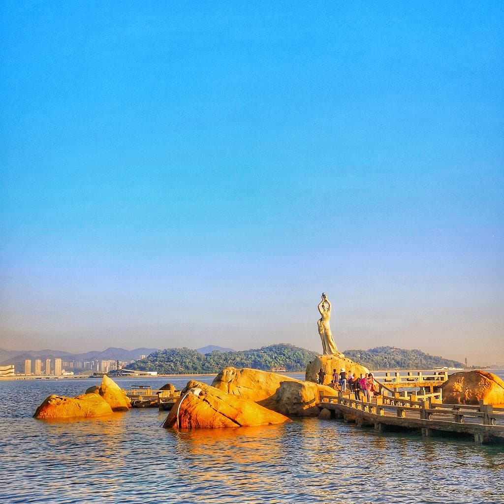 Fisher Girl Statue Zhuhai