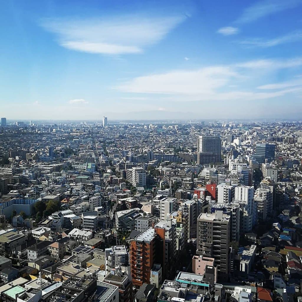 L’immensité de Tokyo...