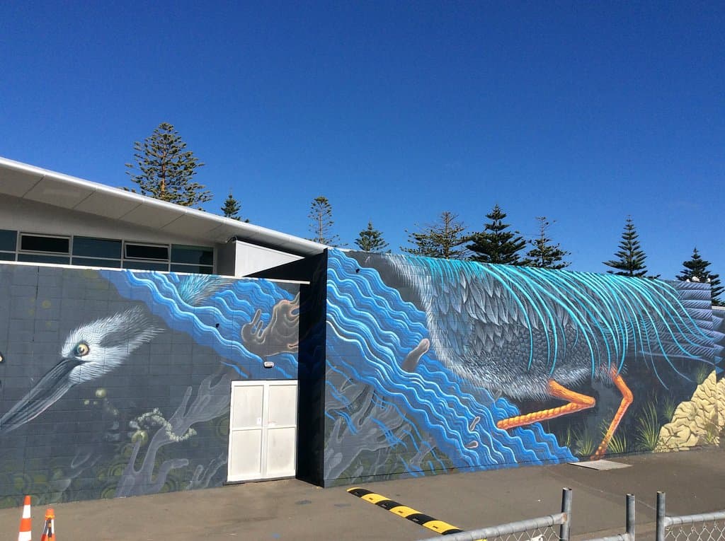 aquarium mural