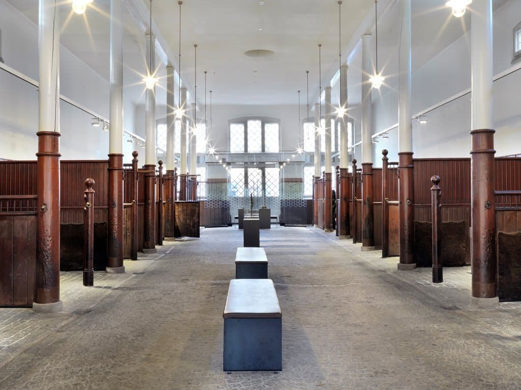 Queen Sonja Art Stable is situated in the old Palace Stables. Photo: The Royal Court