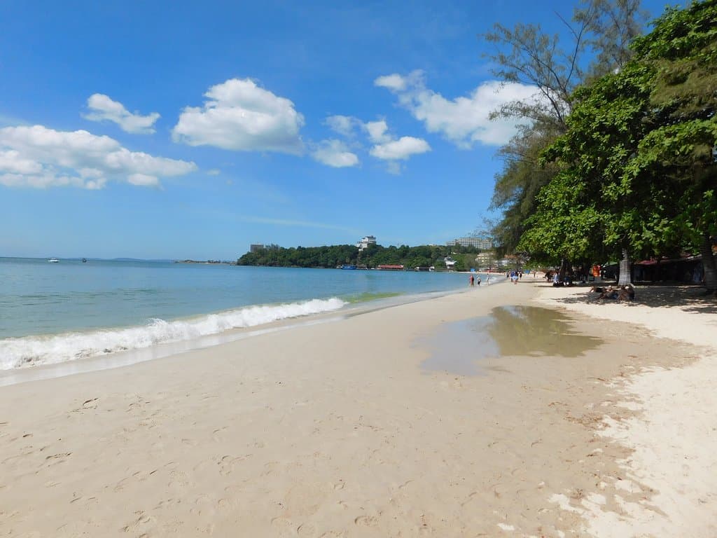 The beach.