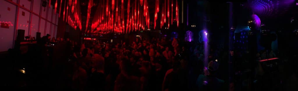 Panoramic view of inside Mosaic