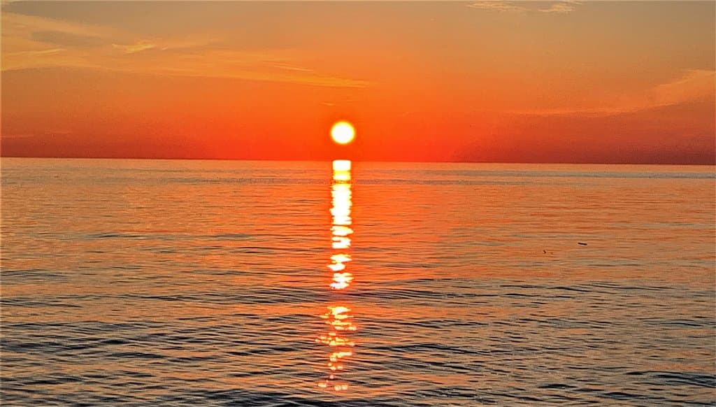Just one of thousands of moments on the shore of Lake Ontario on the shore at Webster Park
