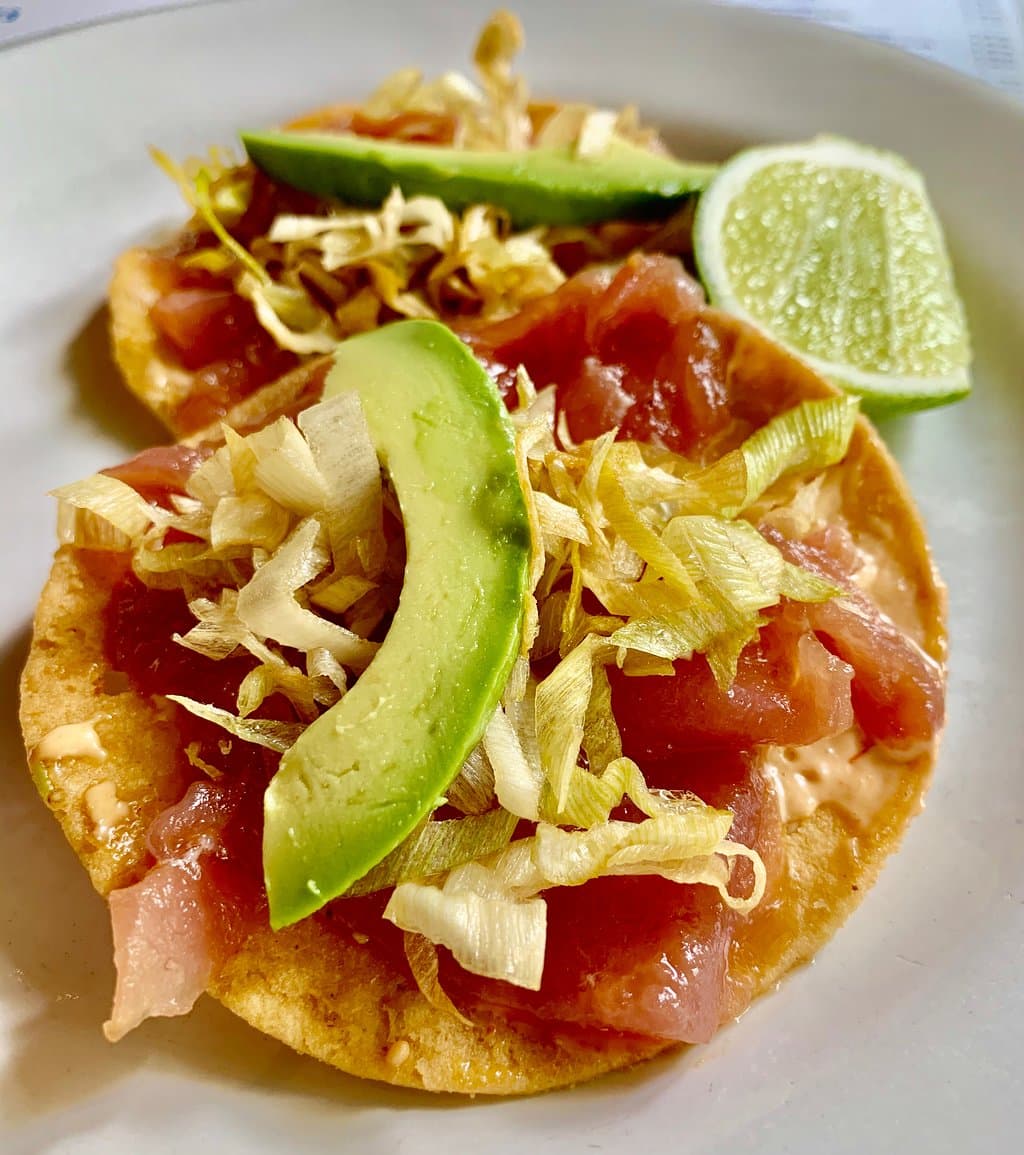 Tuna Tostada