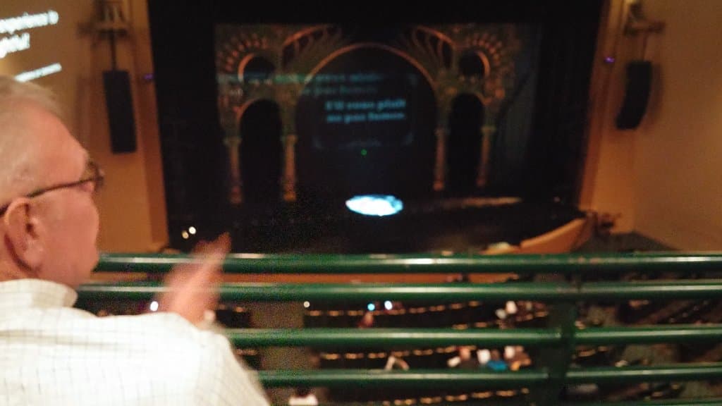 This is from the lower mezzanine.