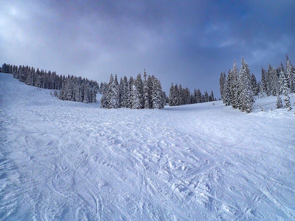 Idaho side of the mountain