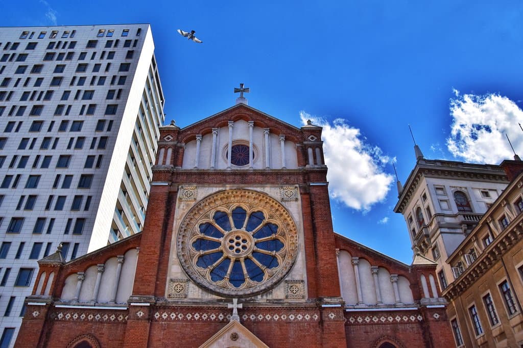 The only catholic cathedral in Bucharest, Saint Joseph.