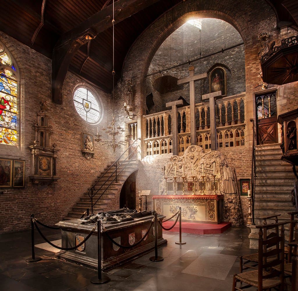Interior Jerusalem Chapel Bruges