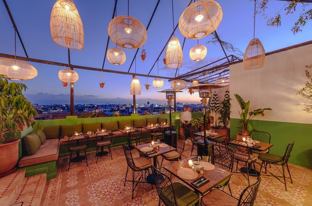 Our rooftop at sunset