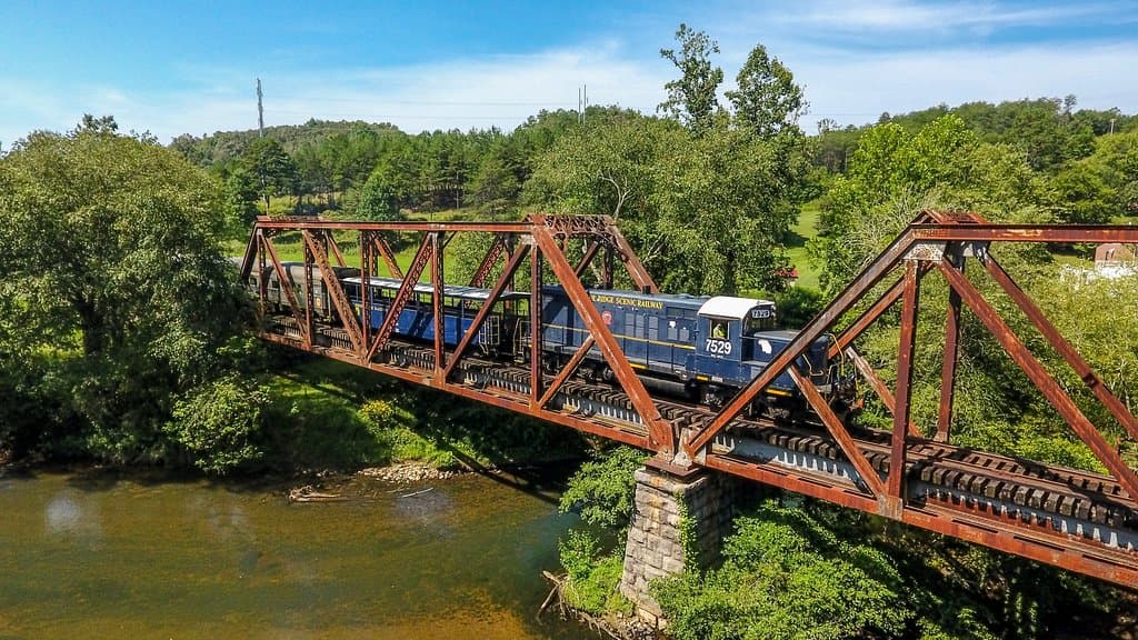 The bridge into McCaysville, Ga