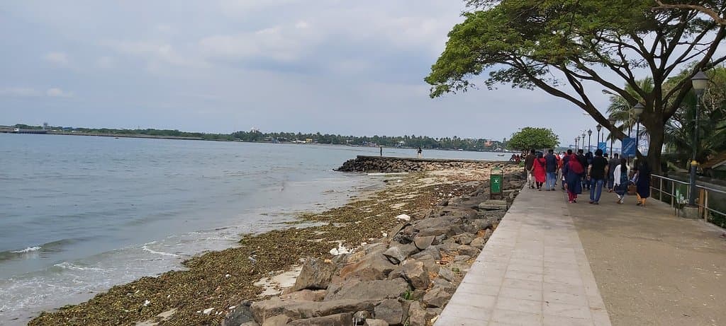 View along the Beach Walkway towards the Fort Ruins