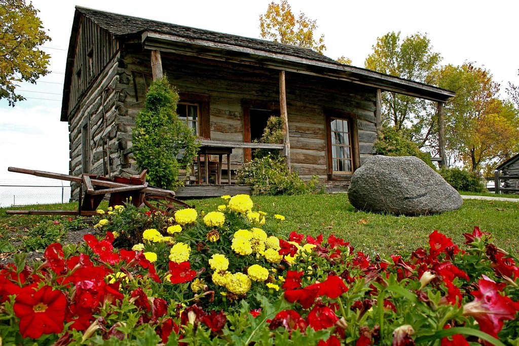 Fargo's First House-the first permanent structure built in the city of Fargo, ND in 1869.