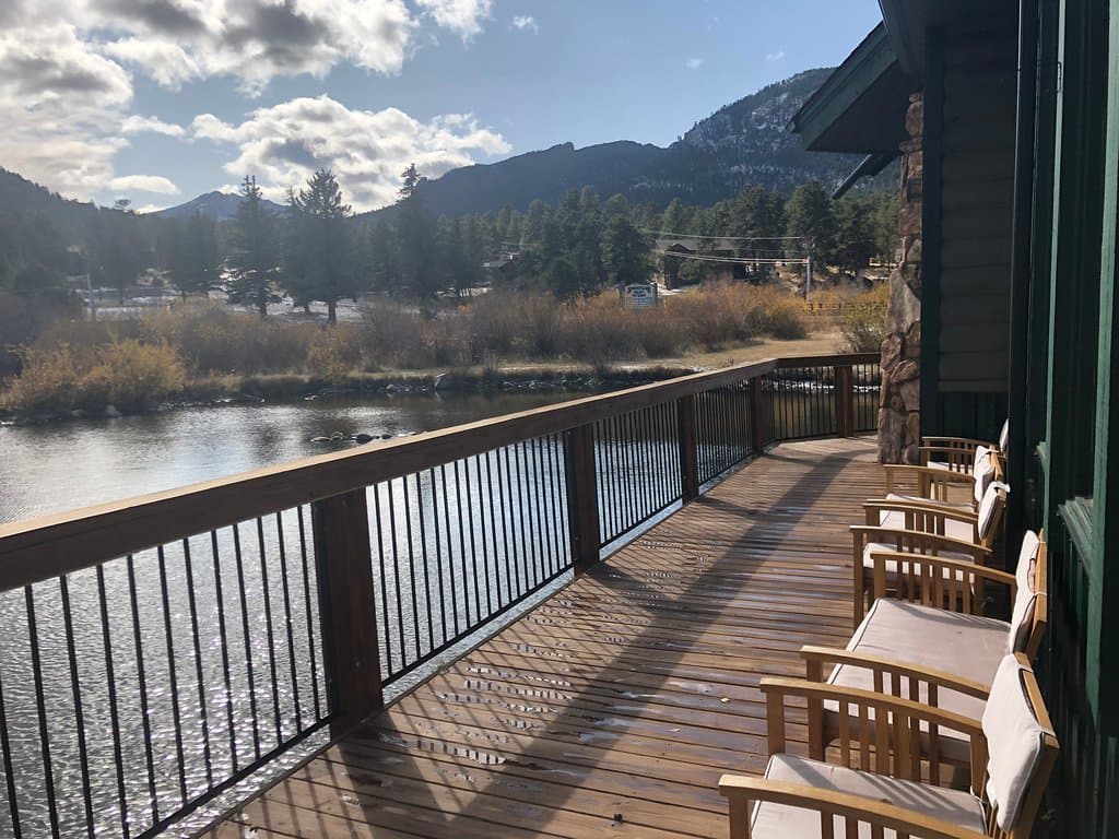 Beautiful view from the deck!