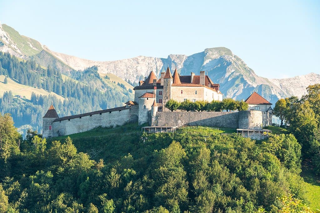 Summer at Gruyères Castle