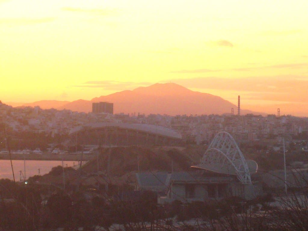 Glorious within the sunset 