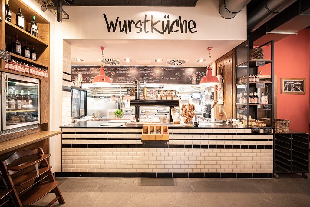 Impression unserer Wurstküche 