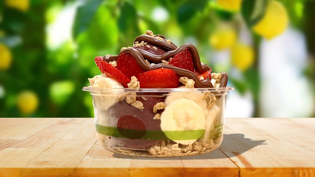Small Acai Bowl With Nutella