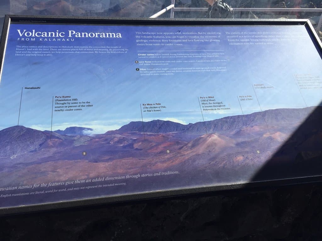 Explanation of the volcanic crater