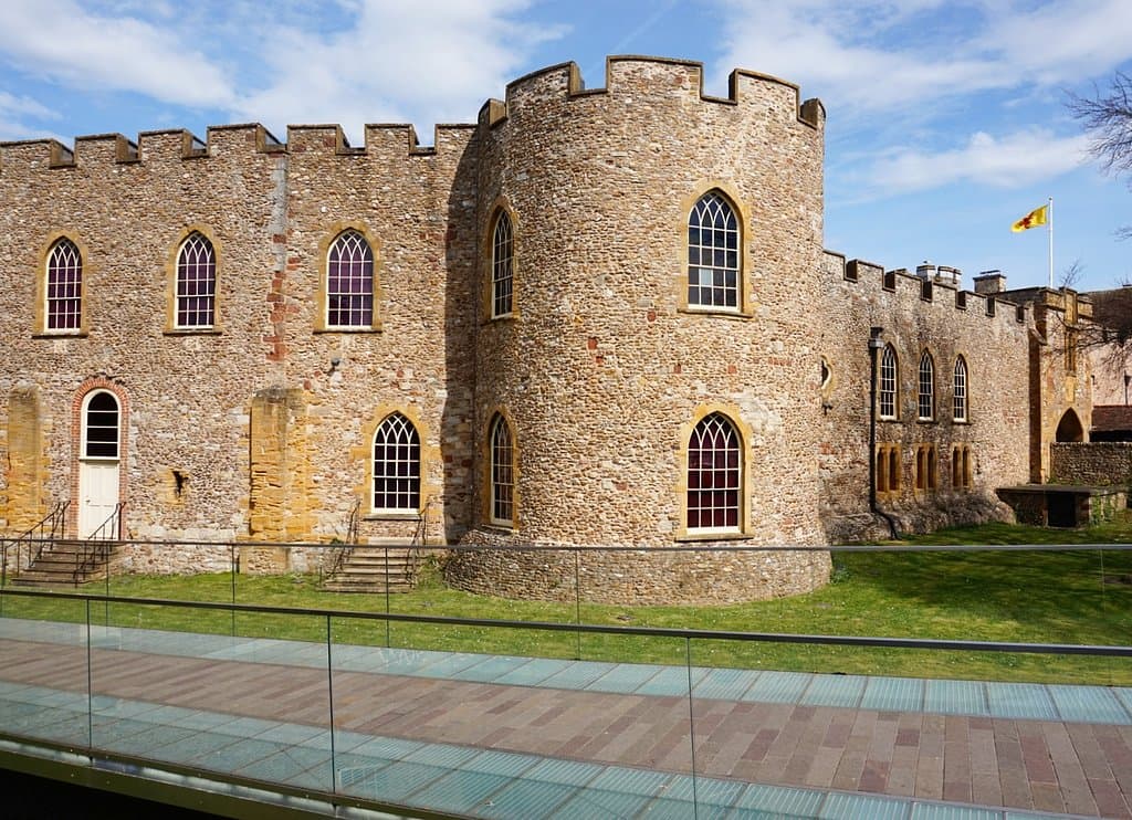 Taunton's 12th Century Castle is home to the Museum of Somerset.