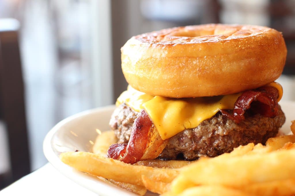 Famous Donut Burger