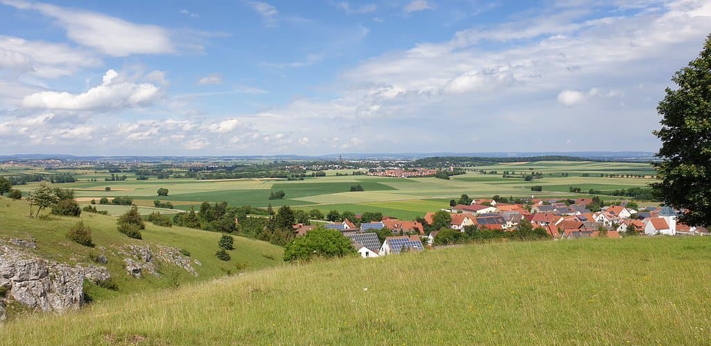 Vista su Nordlingen