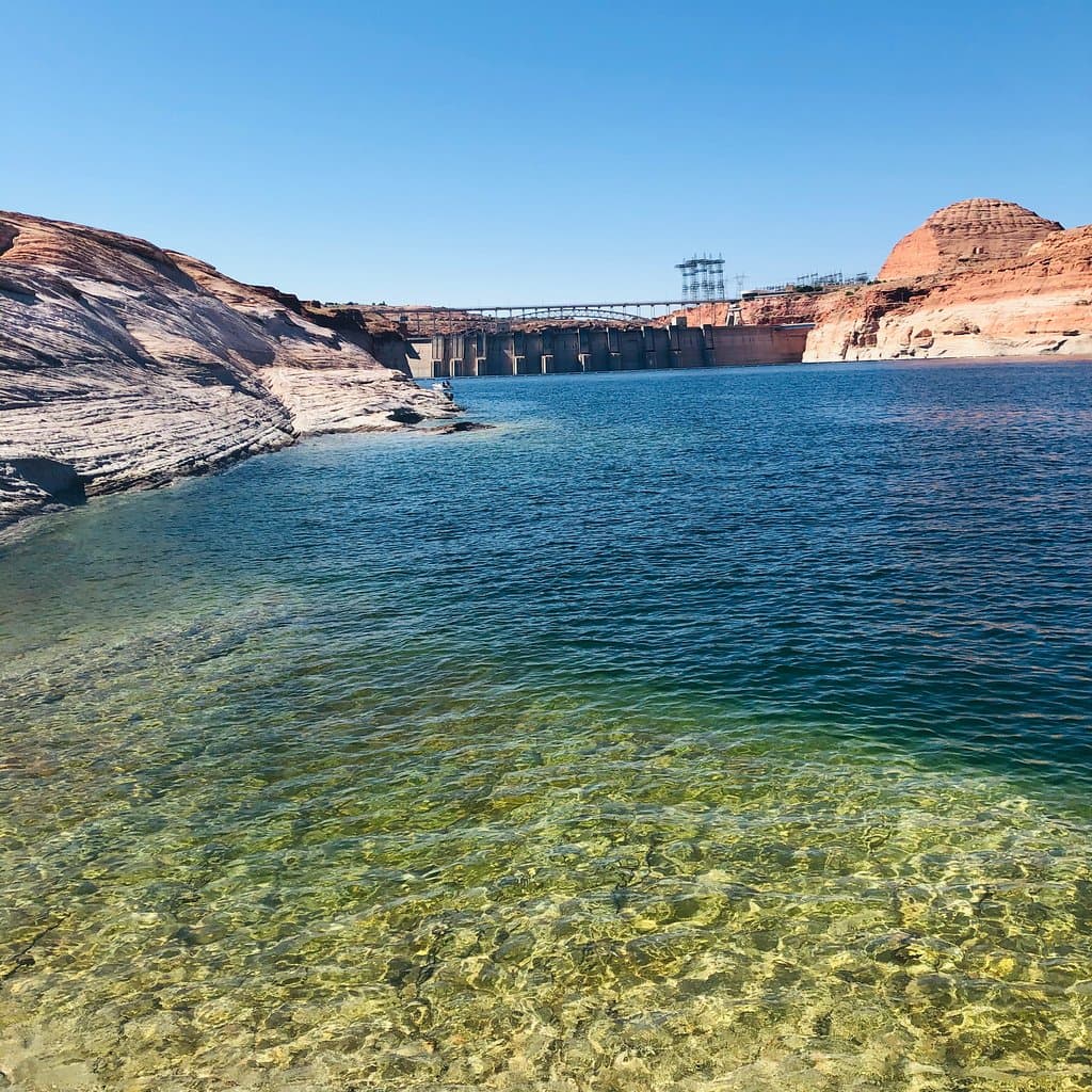 Views of the dam