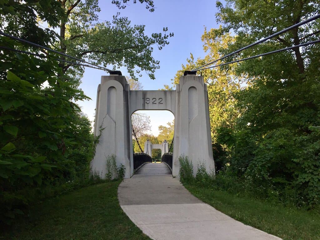 One of the architecturally beautiful bridges