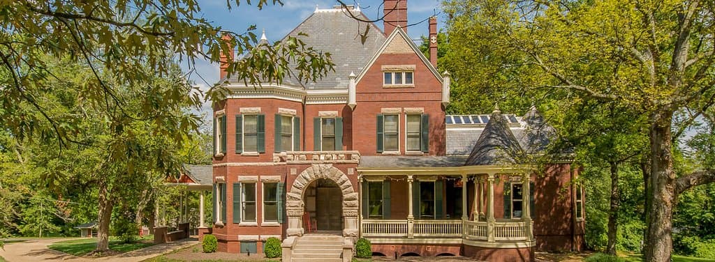 Historic Westwood was built in 1890 in the Queen Anne style with Richardsonian Romanesque elements.