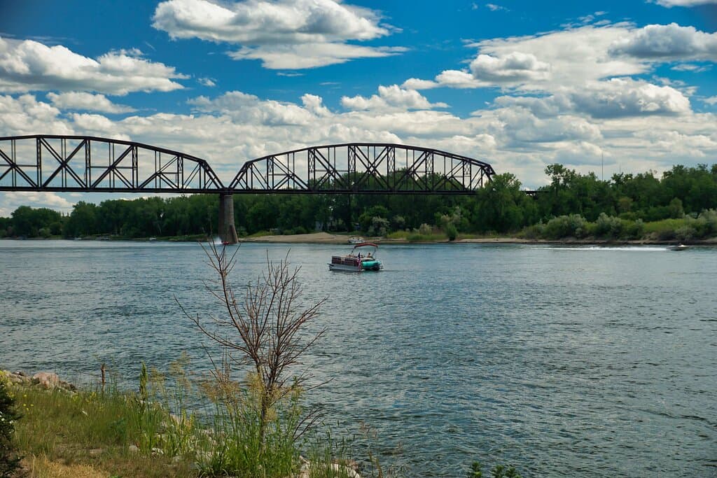 The river fron the park