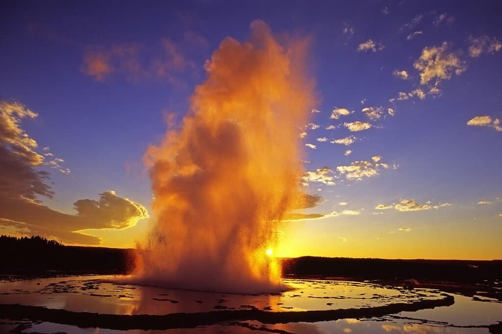 One of the Most Picturesque Geysers in Yellowstone