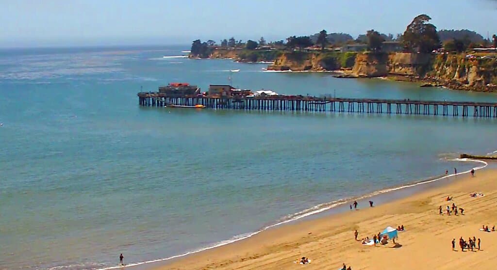 Pretty day in Capitola, CA.  Loving the heat!