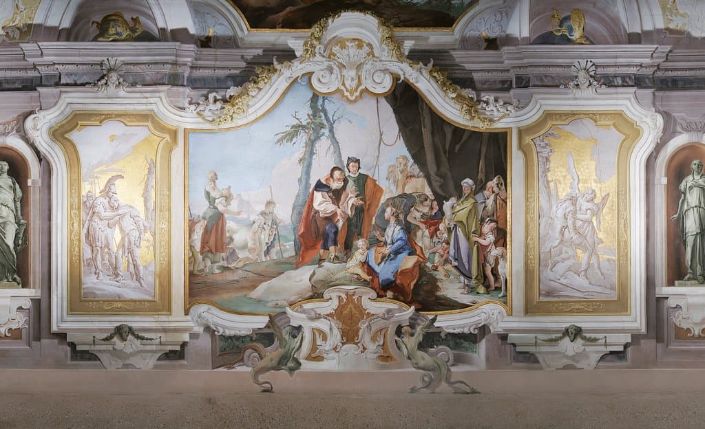 uno spettacolo di colori: "La Galleria degli ospiti". Magico Tiepolo!