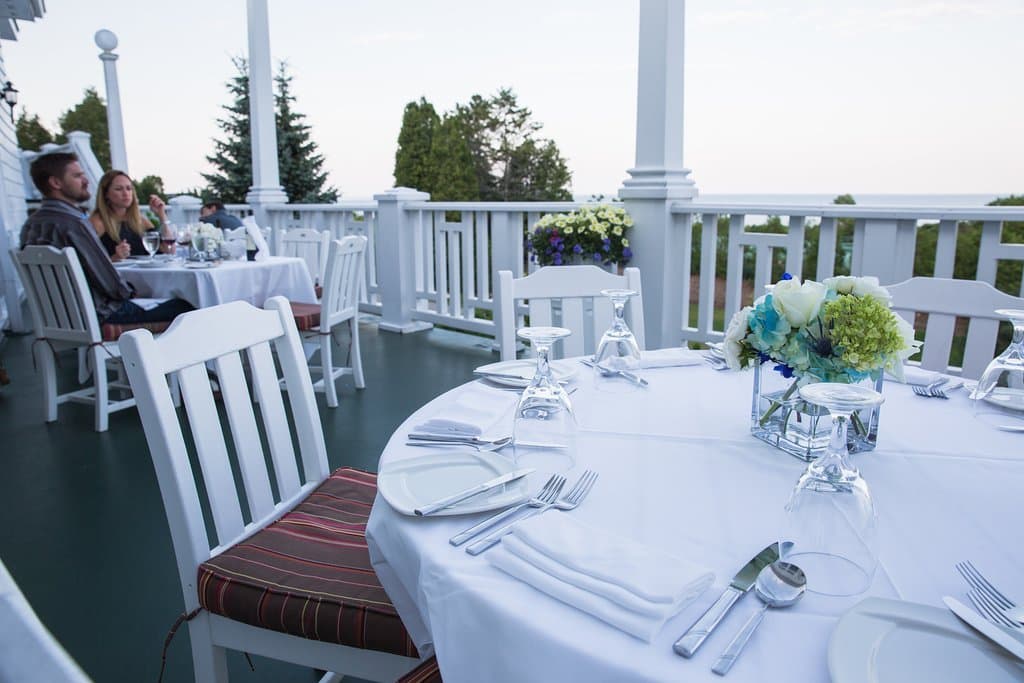 Chianti Patio with Lake Huron views.