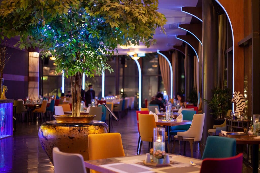 Rooftop Fusion Dining & Bar with a spectacular view of the city. Located in the heart of Kuala Lumpur, just 400m from the Petronas Twin Towers (Kuala Lumpur City Centre).