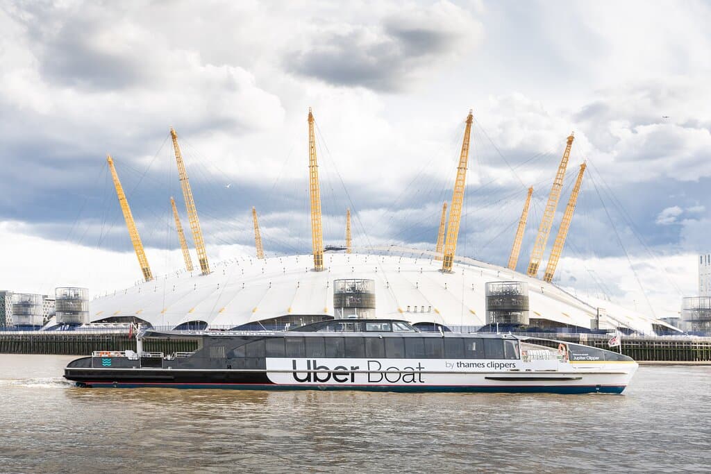 Uber Boat by Thames Clippers & North Greenwich (The O2)