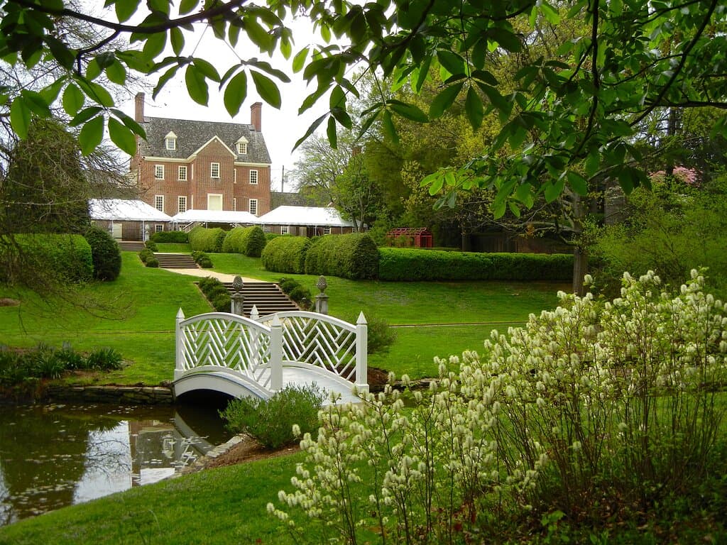The William Paca Garden in Annapolis, MD.