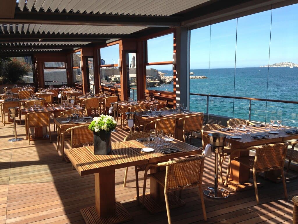 Terrasse du restaurant Peron