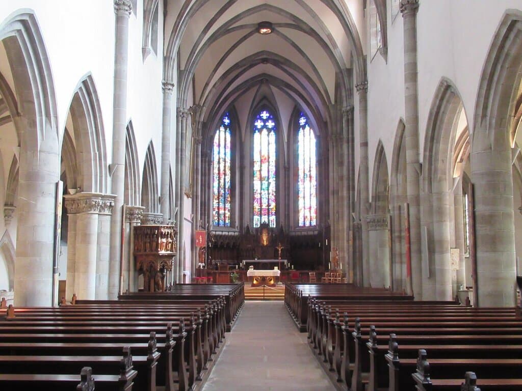 Eglise St Grégoire à Ribeauvillé (vue intérieure)