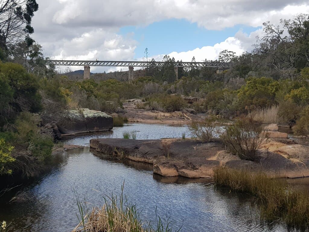 Quart Pot Creek Rail Bridge, a lovely photo opportunity.