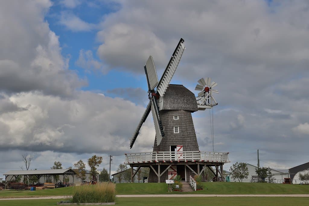 The iconic windmill is operational throughout the year.