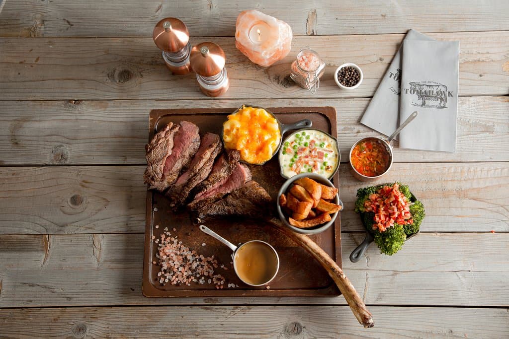 Sliced Tomahawk Steak