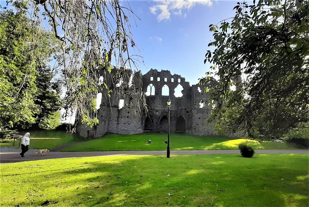 The Jealous Wall which has the distinction of being the largest folly in Ireland.