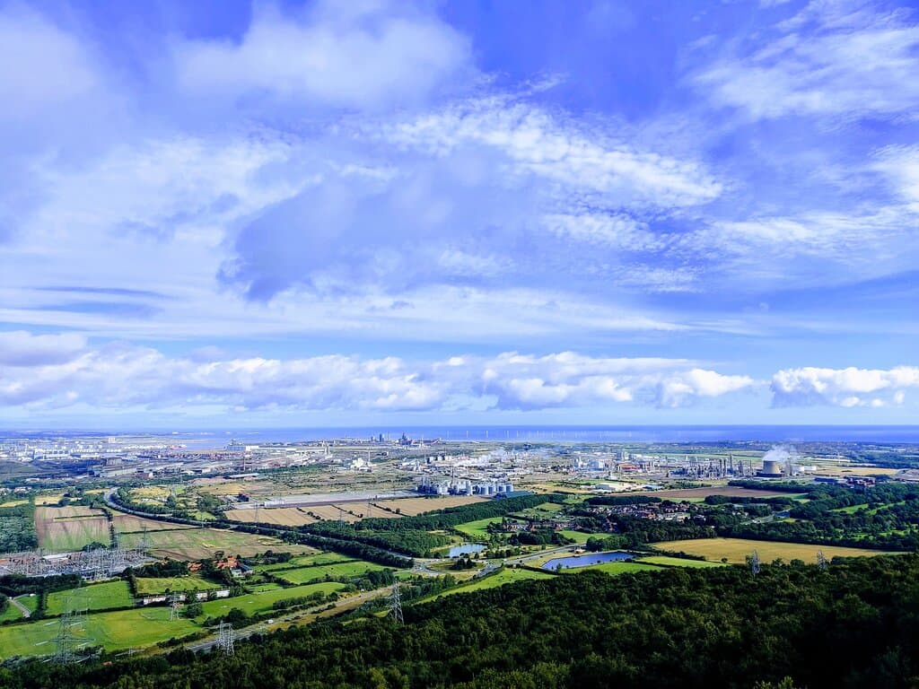 lovely views from Eston Nab