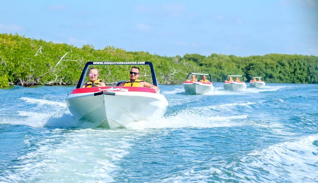 Cancun mangrove canals