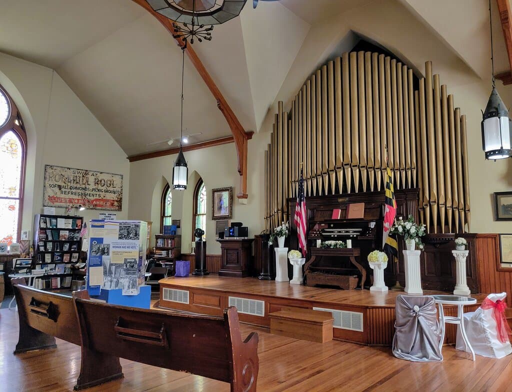 Wedding chapel sanctuary.
