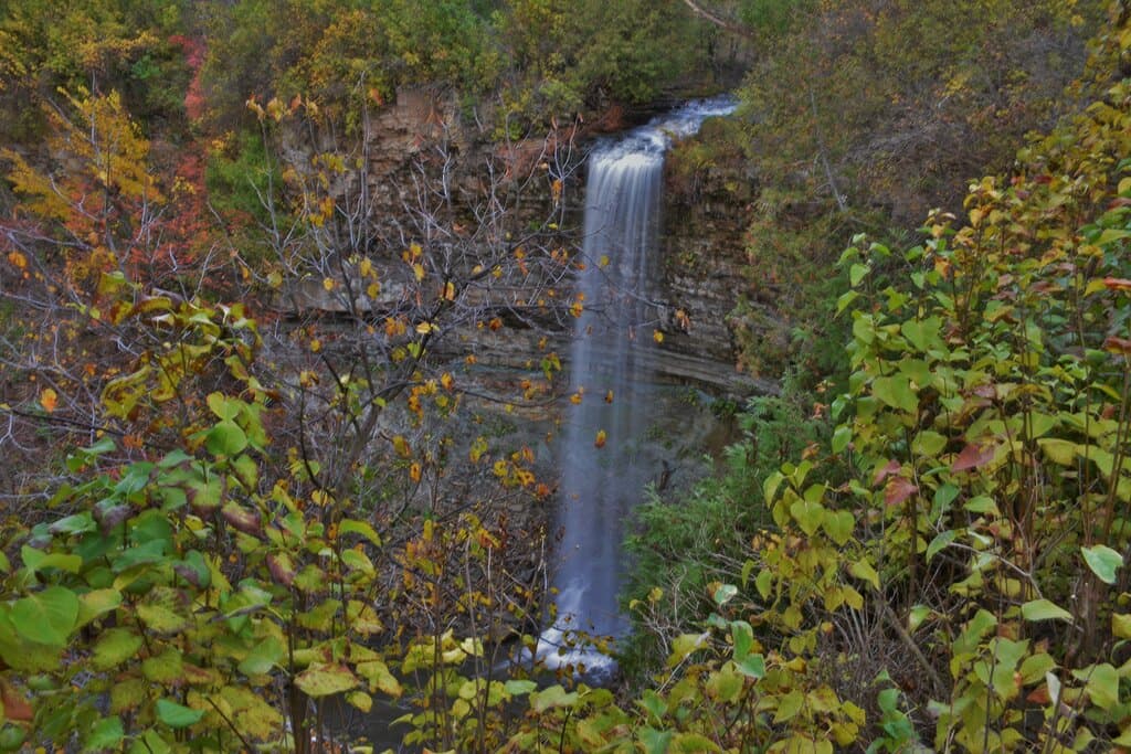 Borer's Falls from the first lookout.