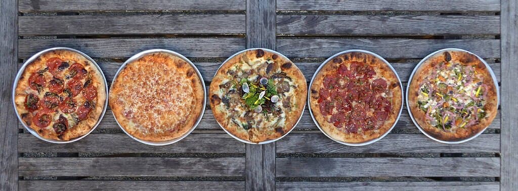 The usual suspects - 5 pizzas that are always on our menu